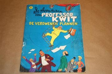 Professor Kwit 1. De verdwenen plannen. 1e druk. beschikbaar voor biedingen