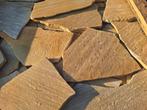 muurbekleding flagstones Brasil Gold Kwartsiet 1-1,5 cm dik, Tuin en Terras, Grind, Keien en Split, Ophalen, Geel, Overige typen