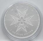 Maltezer Kruis 1 oz zilver 2025  (Pressburg Mint), Ophalen of Verzenden, Zilver
