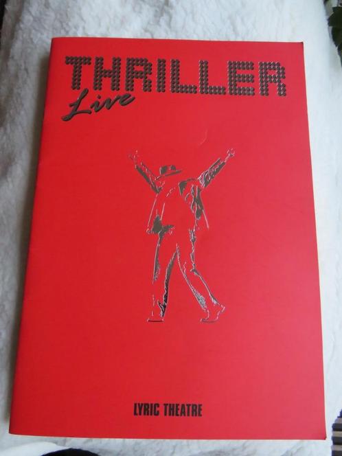 Programmaboek: Thriller live at the lyric theater London, Verzamelen, Overige Verzamelen, Zo goed als nieuw, Ophalen of Verzenden