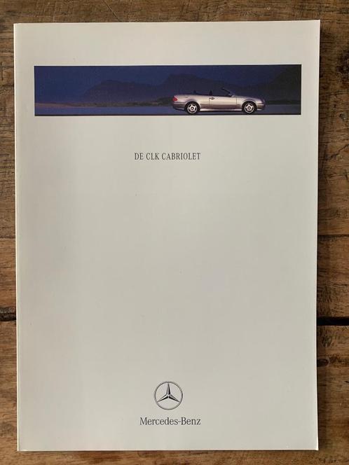 Folder, brochure Mercedes-Benz CLK cabriolet 1999 A208 nieuw, Boeken, Auto's | Folders en Tijdschriften, Nieuw, Mercedes, Ophalen of Verzenden