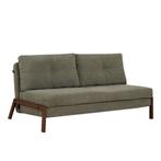 Mooi slaapbank. Grijs, geen Ikea, wel goed, Huis en Inrichting, Ophalen, Gebruikt, Tweepersoons, 140 cm