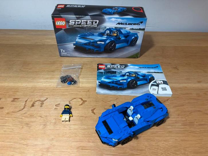 Lego speed champions set McLaren Elva 76902 compleet, Kinderen en Baby's, Speelgoed | Duplo en Lego, Zo goed als nieuw, Lego, Complete set