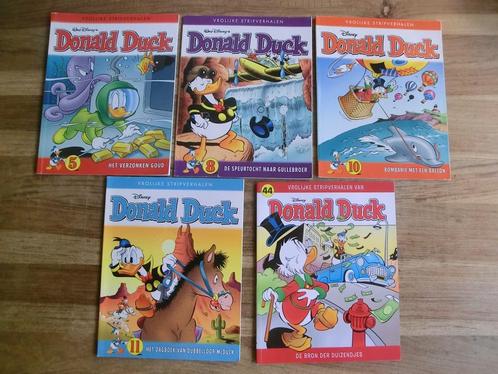 5 strips uit de vrolijke stripverhalen van Donald Duck reeks, Boeken, Stripboeken, Gelezen, Meerdere stripboeken, Ophalen of Verzenden