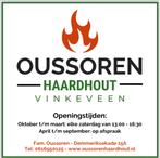 Berken hout per kuub €130,-    Ook in netten van 9 kilo, 6 m³ of meer, Ophalen, Blokken