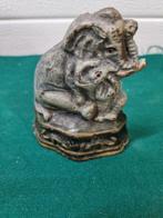 -	Beeld metaal olifanten, Ophalen of Verzenden