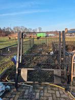 Hekpoort  met sleutels ( zwart), Tuin en Terras, Ophalen, Gebruikt, 100 tot 150 cm, Aluminium