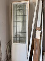 Glas in lood ramen en schuifdeuren ensuite, Ophalen, Gebruikt, Glas in lood, Minder dan 80 cm