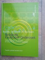 Basisboek kwalitatief onderzoek - ISBN 9789020731798, Ophalen of Verzenden, Zo goed als nieuw