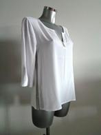 Monari witte blouse met Swarovski accenten, Medium, NIEUW, Nieuw, Maat 38/40 (M), Ophalen of Verzenden, Lange mouw