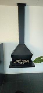 Gelhaard voor binnen of overkapping - Muurmodel, Ophalen of Verzenden, Zo goed als nieuw, Hangende haard, Gelhaard