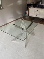 Tafel, Huis en Inrichting, Tafels | Eettafels, Ophalen, Gebruikt, 50 tot 100 cm, Glas