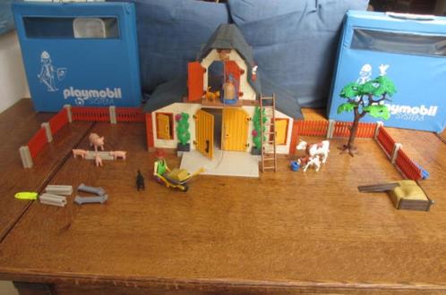 boerderij 3072 grote boerderij koeien varkens boom duif 100%, Kinderen en Baby's, Speelgoed | Playmobil, Zo goed als nieuw, Complete set