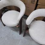 2 x Eetkamerstoel Granite Chenille Noten van Kave Home, Huis en Inrichting, Stoelen, Ophalen, Kave home, Twee, Bruin
