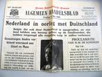 Algemeen Handelsblad 10 mei 1940 Nederland in oorlog, Nederland, Overige soorten, Boek of Tijdschrift, Ophalen of Verzenden