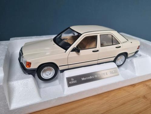Norev Mercedes 190e beige Limited Edition nieuw in doos, Hobby en Vrije tijd, Modelauto's | 1:18, Nieuw, Auto, Norev, Ophalen of Verzenden