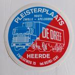 Leuke oude sticker.  Pleisterplaats De Dreef.   Heerde., Ophalen of Verzenden, Zo goed als nieuw, Overige typen