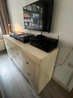 Kast loods 5 wit massief hout 8 lades 50-60 kg), Huis en Inrichting, Ophalen, Gebruikt, 150 tot 200 cm, 25 tot 50 cm