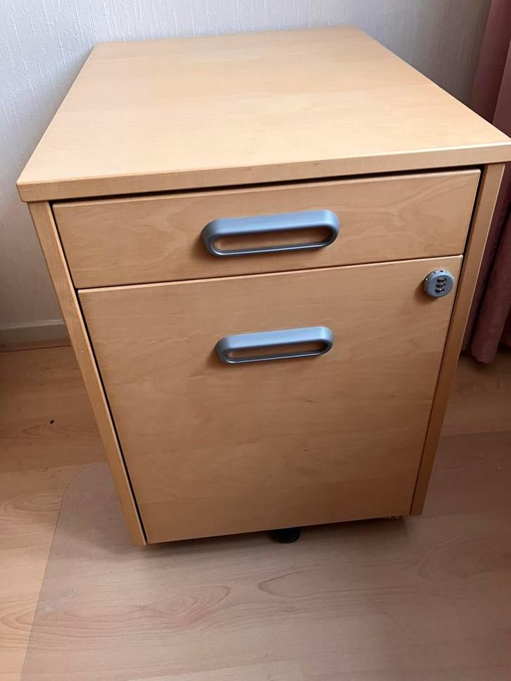 Ladenkast op wielen, Huis en Inrichting, Kasten | Ladekasten, Gebruikt, Minder dan 100 cm, Minder dan 50 cm, 25 tot 50 cm, Overige houtsoorten