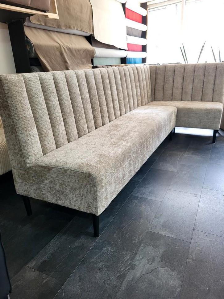 Eetkamerbanken op maat .Horeca banken op maat, Huis en Inrichting, Banken | Sofa's en Chaises Longues, Nieuw, Stof, Ophalen of Verzenden