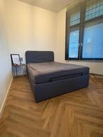 Slaapbank met bergruimte+matras, Ophalen, Gebruikt, 210 cm, Tweepersoons
