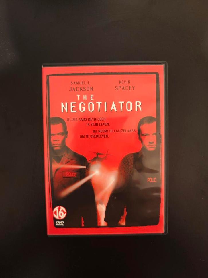 The Negotiator dvd 1998 Samuel L. Jackson Kevin Spacey thril, Cd's en Dvd's, Dvd's | Thrillers en Misdaad, Verzenden