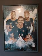 Voetbalposter in prachtige lijst, Ophalen