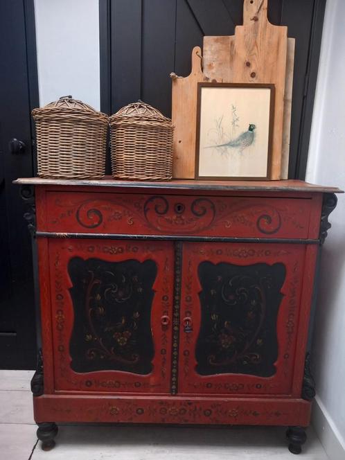 Antieke Biedemeijer kast, Antiek en Kunst, Curiosa en Brocante, Ophalen