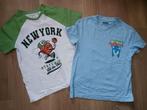 Set 2 shirts maat 134 zgan, Ophalen, Zo goed als nieuw, Jongen, Shirt of Longsleeve