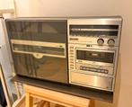 Vintage Sharp VZ3000 stereo met verticale platenspeler, Gebruikt, Automatisch, Platenspeler, Ophalen