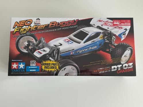 Tamiya 58587 1/10 Neo Fighter Buggy DT-03 rc auto, Hobby en Vrije tijd, Modelbouw | Radiografisch | Auto's, Nieuw, Auto offroad
