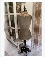Duivenborst look, antieke paspop, mannequin, op houten voet, Antiek en Kunst, Ophalen of Verzenden