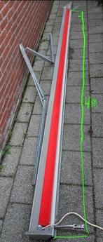 4 meter breed elektrische zonnescherm  zit een bediening bij, Tuin en Terras, Zonneschermen, Ophalen of Verzenden, Gebruikt, Knikarmscherm