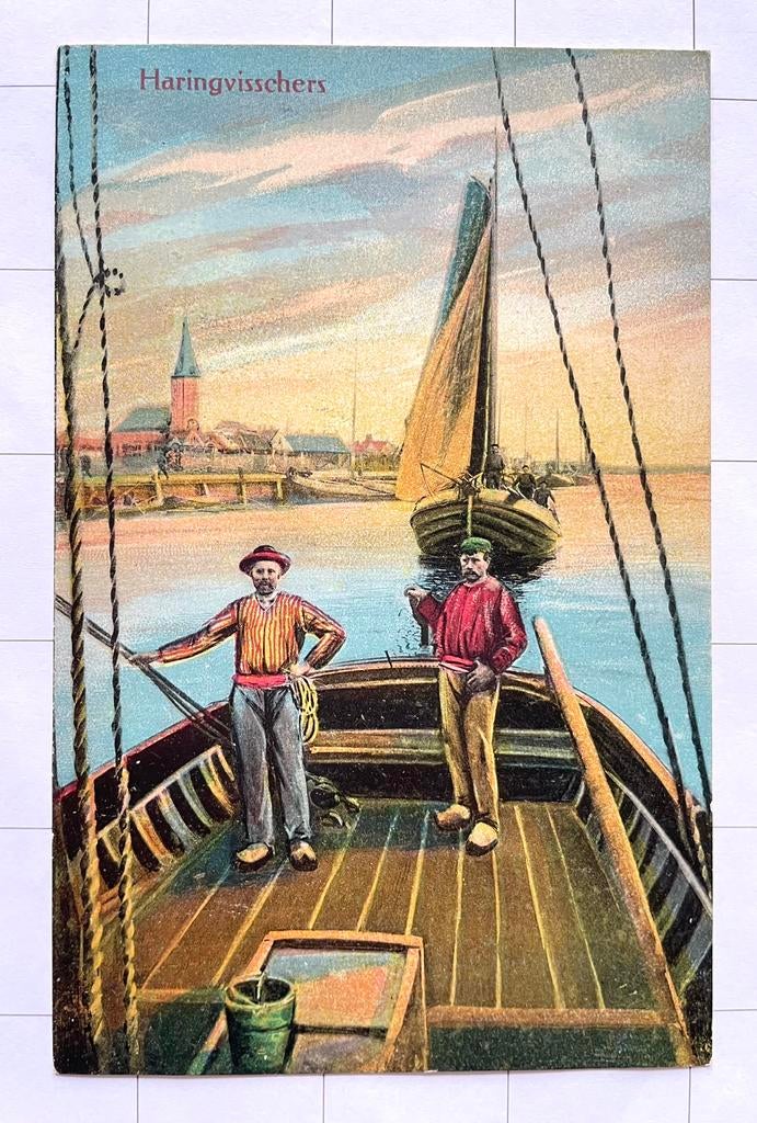 Deyhle nr 4 - Haringvisschers, Ophalen of Verzenden, Voor 1920, Ongelopen, Friesland