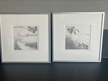 Reinder Homan (1950) twee etsen (1989/1990) beschikbaar voor biedingen