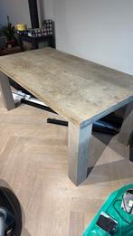 Eiken tafel, Huis en Inrichting, Ophalen, Gebruikt, 200 cm of meer, 50 tot 100 cm