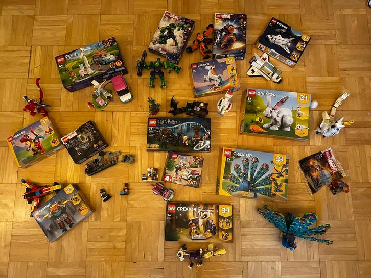 14 complete lego sets & 2 poppetjes, Kinderen en Baby's, Speelgoed | Duplo en Lego, Zo goed als nieuw, Lego, Complete set, Ophalen of Verzenden