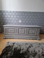 Brocante tv meubel/schoenenkast/speelgoedkist, Ophalen, 100 tot 150 cm, Zo goed als nieuw, Minder dan 100 cm