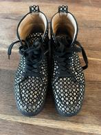 Christian Louboutin Rantus Orlato Sneakers – Black/Gold Mesh, Zwart, Ophalen of Verzenden, Sneakers of Gympen, Christian Louboutin