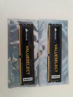 Corsair ValueSelect 4GB (per stick, 2 sticks), 2400MHz, DDR4, Ophalen of Verzenden, Zo goed als nieuw, DDR4, Desktop