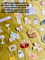 Handmade custom stickers!, Hobby en Vrije tijd, Ophalen of Verzenden, Nieuw, Materiaal