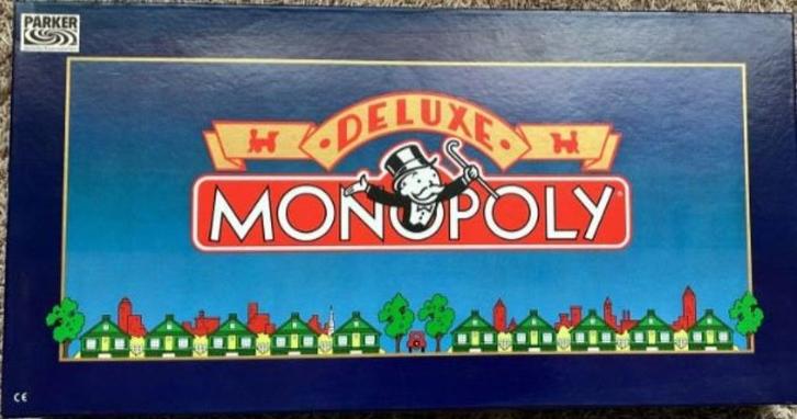 Monopoly de Luxe - 50 jaar jubileum, Hobby en Vrije tijd, Gezelschapsspellen | Bordspellen, Nieuw, Vijf spelers of meer, Ophalen of Verzenden