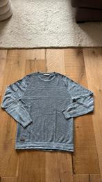 Cast Iron jeansblauwe trui XL nieuwstaat, Cast Iron, Verzenden, Blauw, Maat 56/58 (XL)