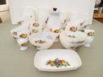 Arcopal - Fruits de France etc. Campingservies / Jena glas, Antiek en Kunst, Antiek | Servies los, Ophalen of Verzenden