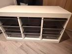 Trofast kast van de Ikea met 9 grijze mesh mandjes, Ophalen, Gebruikt, 75 tot 100 cm, Minder dan 50 cm