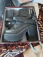 Demonia Enkellaarzen Maat 39, Kleding | Dames, Schoenen, Verzenden, Gedragen, Zwart, Lage of Enkellaarzen