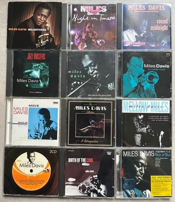 12 x Miles Davis (zie omschrijving)(cd jazz) beschikbaar voor biedingen