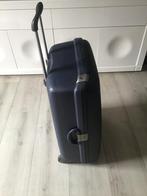 Grote blauwe samsonite koffer met uitschuifbare handgreep, Sonite, Gebruikt, Hard kunststof, Samsonite