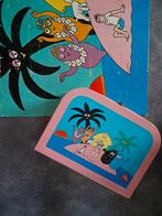 Grote Barbapapa puzzel op vakantie met koffer 76 cm  51 cm, Ophalen of Verzenden, 10 tot 50 stukjes, Gebruikt