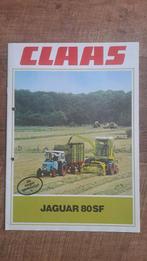 Oude folder CLAAS JAGUAR 80 SF hakselaar, maishakselaar, Ophalen of Verzenden, Zo goed als nieuw, Folder